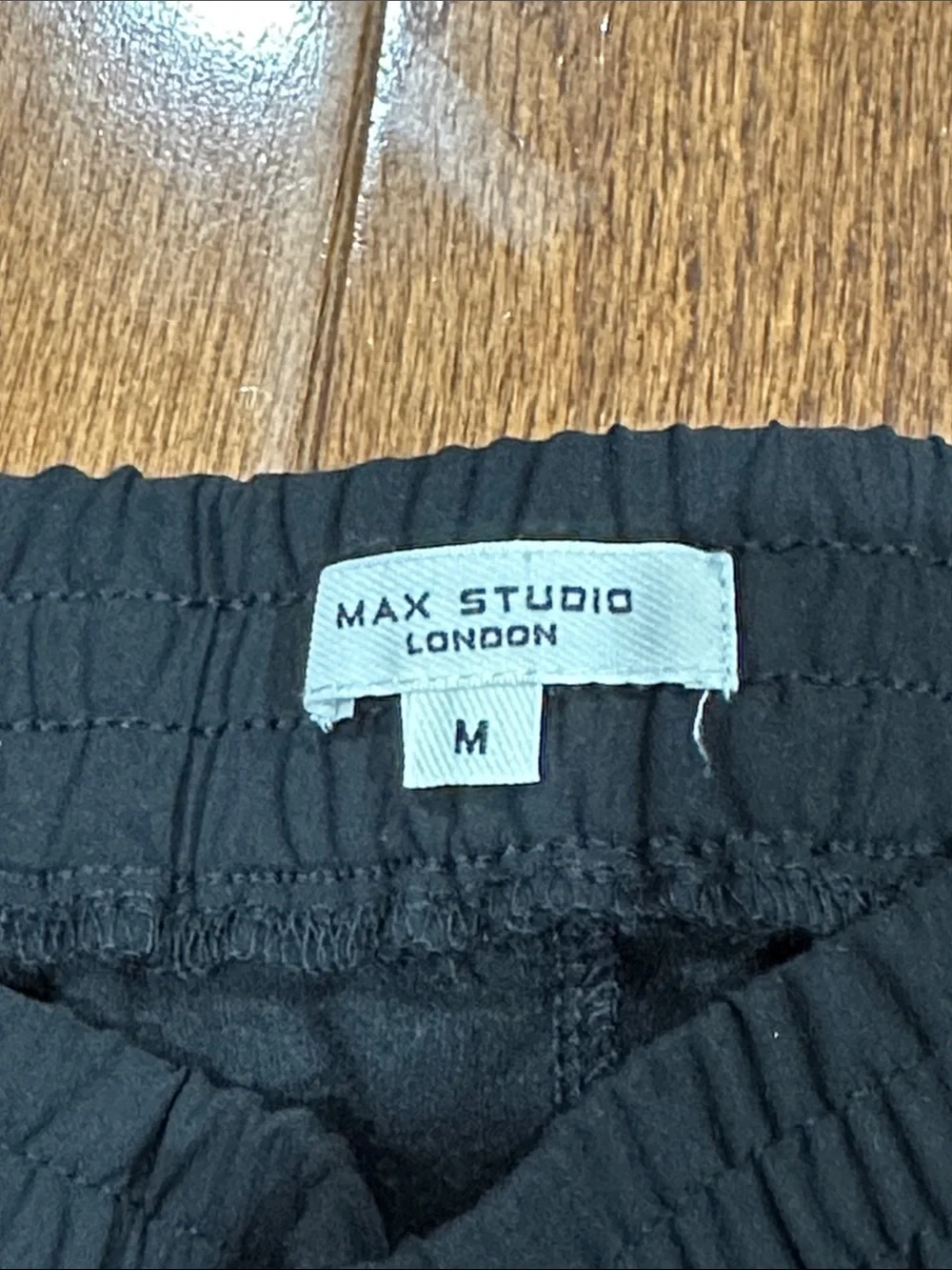 Max Studio Black Pleated maxi Skirt